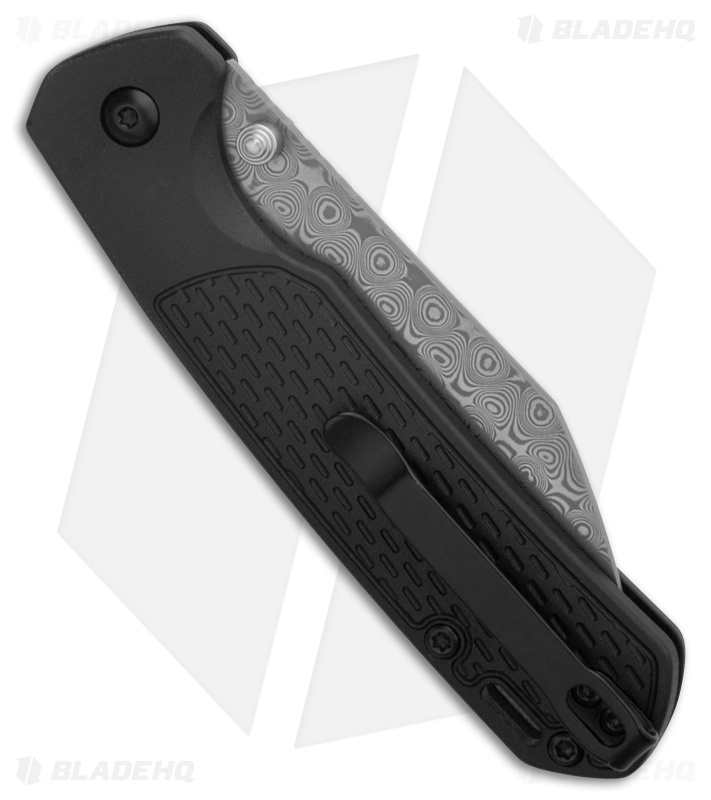 CJRB Pyrite-Light Black FRN Wharncliffe Damascus