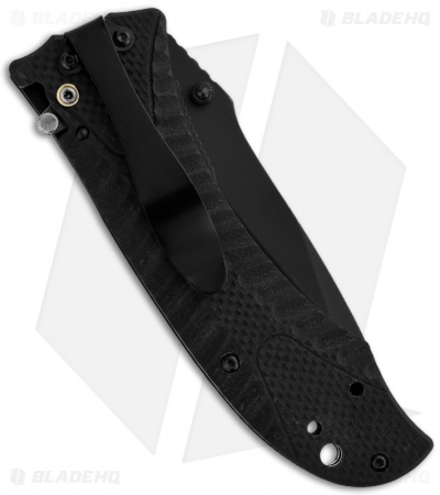 Coast Knives Dark Force II Double-Lock Knife (3.5" Black Serr) DX350