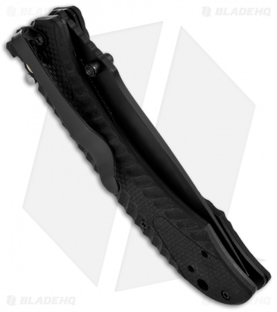 Coast Knives Dark Force II Double-Lock Knife (3.5" Black Serr) DX350