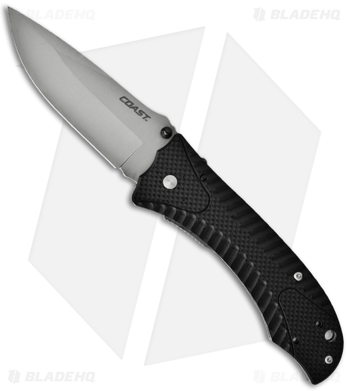 Coast Knives Dark Force I Double-Lock Knife (3.5" Bead Blast) DX345