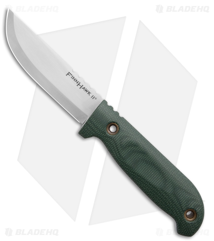 Cold Steel Finn Hawk II Knife Green Micarta | Satin 3V