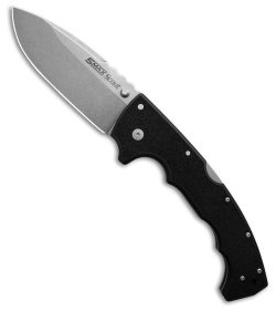 Cold Steel 5 Max Scout Tri-Ad Lock Knife Black GFN (5" Stonewash AUS-10) *DISC*