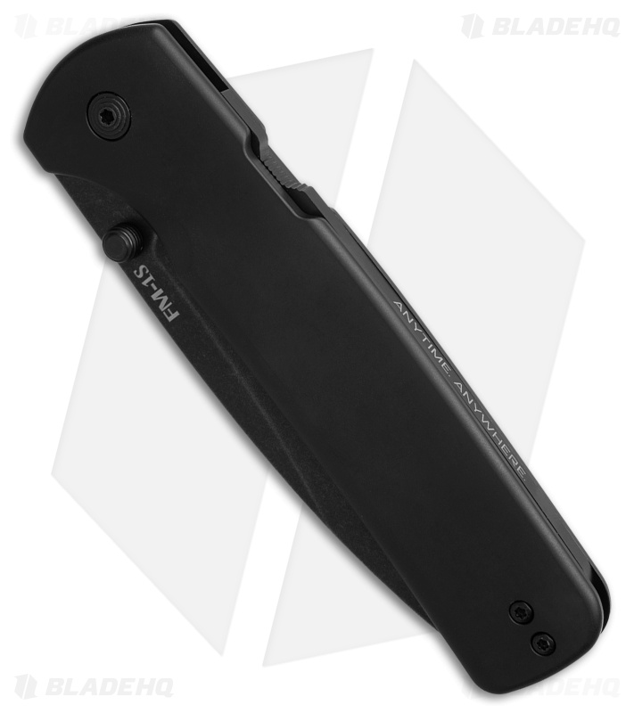 Cold Steel FM1 Blackout Atlas Lock Knife Black Titanium (3.5" Black)