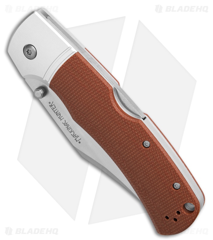 Cold Steel Mackinac Hunter Tri-Ad Lock Knife Aluminum/Brown Micarta (3.6" Satin)