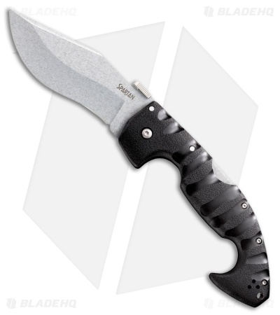 Cold Steel Spartan Kopis Tri-Ad Lockback Knife(4.5"StonewashAUS10A)21ST*DISC*