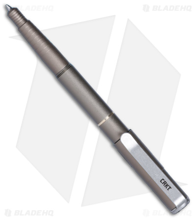 CRKT Collet Pen Gray Aluminum W/ Black Ink TPENWU - Blade HQ