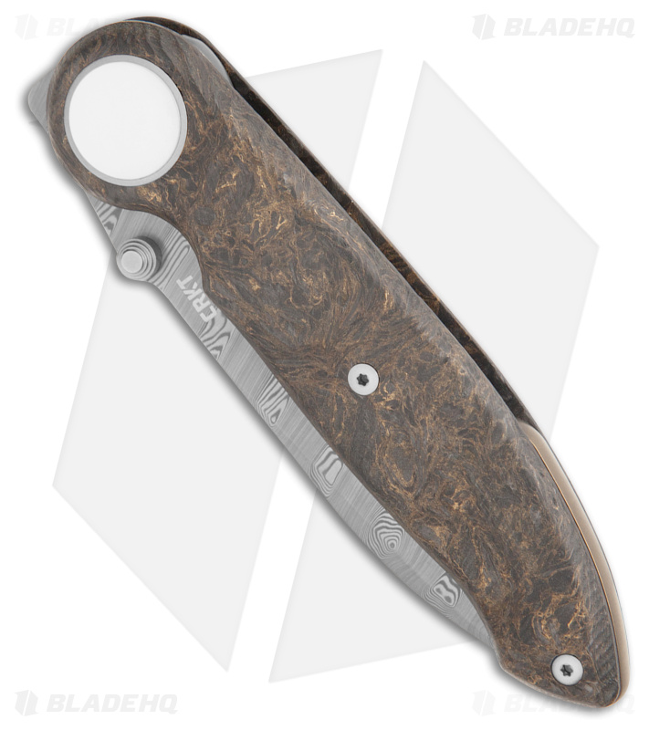 CRKT Michael Walker Pursue Liner Lock Knife Fat Carbon Dark Matter (3.25" Dama)