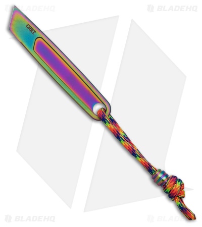 CRKT HangPry Pry Bar Iridescent TiN Titanium (0.4" Iridescent)