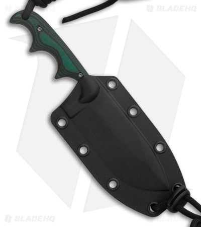 CRKT Minimalist Nessmuk Fixed Blade Knife Green/Black Micarta (2.9" SW D2) 2376