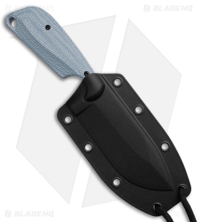 Flytanium Blue Micarta + CRKT Minimalist Nessmuk (2.9" SW D2)  