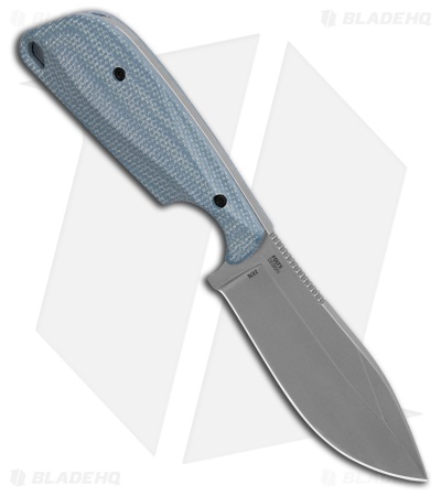 Flytanium Blue Micarta + CRKT Minimalist Nessmuk (2.9" SW D2)  