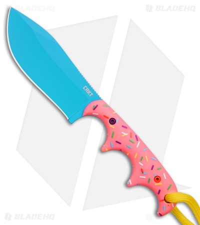 CRKT Folts Minimalist Dessert Warrior® Nessmuk Neck Knife (2.9" Blue)