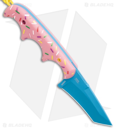 CRKT Folts Minimalist Dessert Warrior® Tanto Neck Knife (2" Blue)