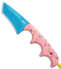CRKT Folts Minimalist Dessert Warrior® Tanto Neck Knife (2&quot; Blue) | 218869