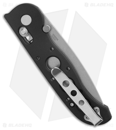 CRKT Carson M16-02X Tanto Crossbar Lock Knife Black Grivory (3.1" SW) M16-02X