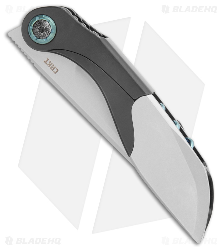 CRKT Fial Liner Lock Knife Gray/Black Stainless Steel (3.6" BB)