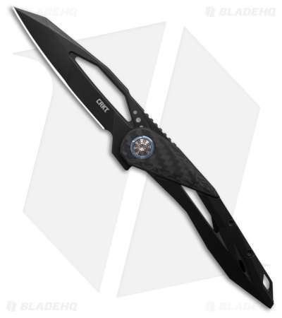 CRKT Nucleus MagnaCut Frame Lock Knife Carbon Fiber/Black Ti (3.2" Black SW)