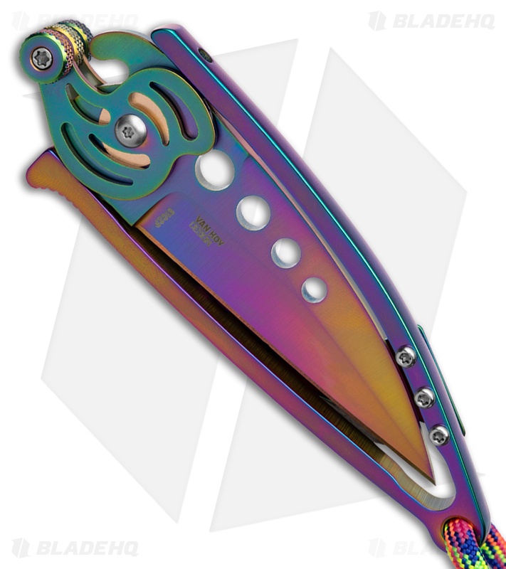 CRKT Snap Lock Knife | Iridescent Titanium Nitride