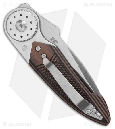 CRKT Walker Blade Lock Knife Stainless Steel + G-10 Overlay (2.9" Satin) 4200