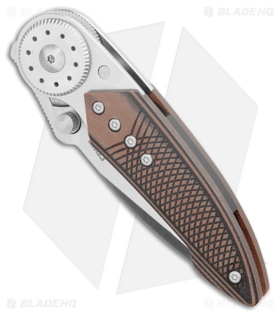 CRKT Walker Blade Lock Knife Stainless Steel + G-10 Overlay (2.9" Satin) 4200