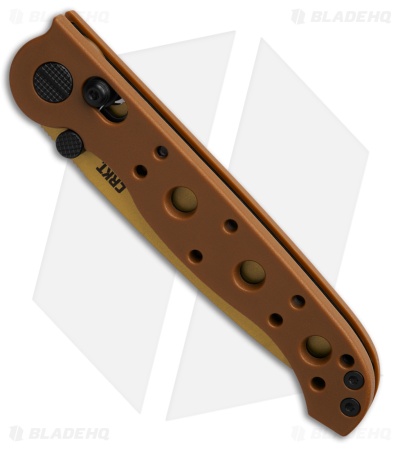 CRKT M16-10XD Crossbar Lock Tanto Knife Tan GRN (3" Tan Serr)