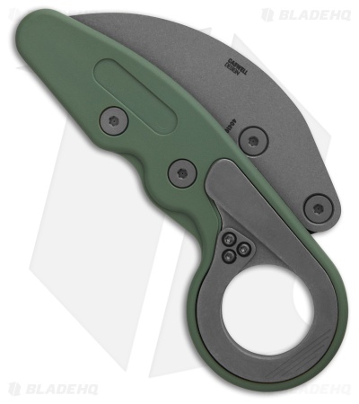 CRKT Provoke Kinematic Morphing Karambit Knife Green Grivory (2.4" SW) 4041GR