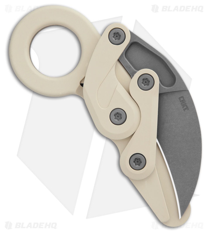 CRKT Provoke Kinematic Morphing Karambit Knife Sand Grivory (2.4" SW) 4041S
