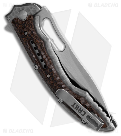 CRKT Ikoma Fossil Frame Lock Knife (3.96" Satin) 5470