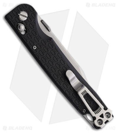 Daggerr Knives Pike Crossbar Lock Knife Black FRN (3.9" Stonewash)