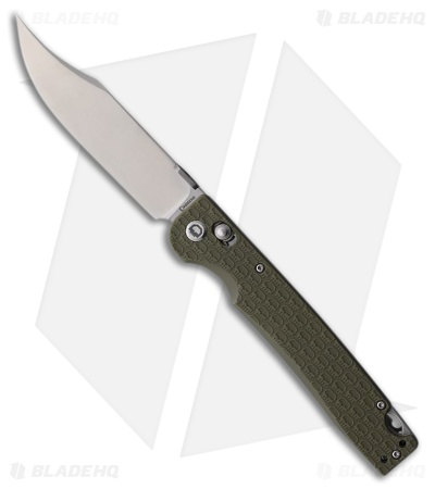 Daggerr Knives Pike Crossbar Lock Knife OD Green FRN (3.9" Stonewash)