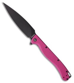 Daggerr Knives Pero Liner Lock Knife Pink FRN (5" Black SW)