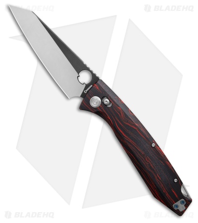 Daggerr Knives Alligator | Thumb Hole | Black/Red | Two-Tone