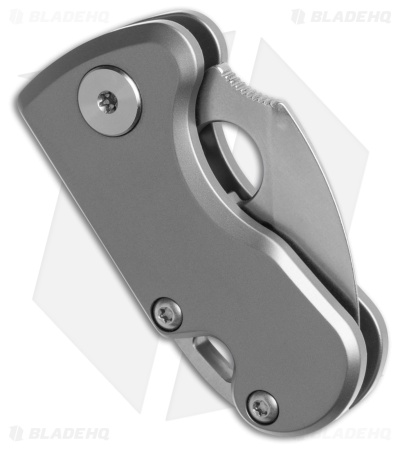 Daggerr Knives Arrow Micro Button Lock Knife Gray Titanium (1.25" Stonewash) 