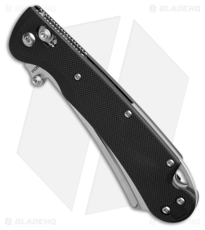 Daggerr Knives Behemoth Slim Crossbar Lock Black G10 (4.00" Satin)