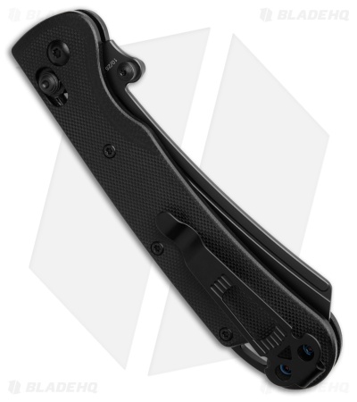 Daggerr Knives Behemoth Slim Crossbar Lock Black G10 (4.00" Black)