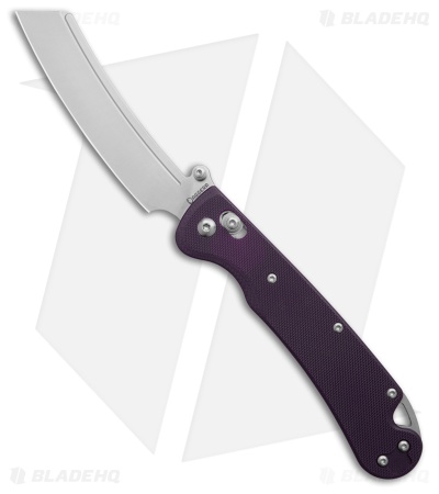 Daggerr Knives Behemoth Slim Crossbar Lock Purple G10 (4.00" Satin)