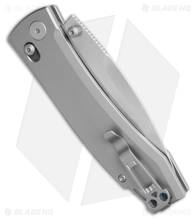 Daggerr Knives Nightmare Drop Point Crossbar Lock Knife Ti (4" Satin)
