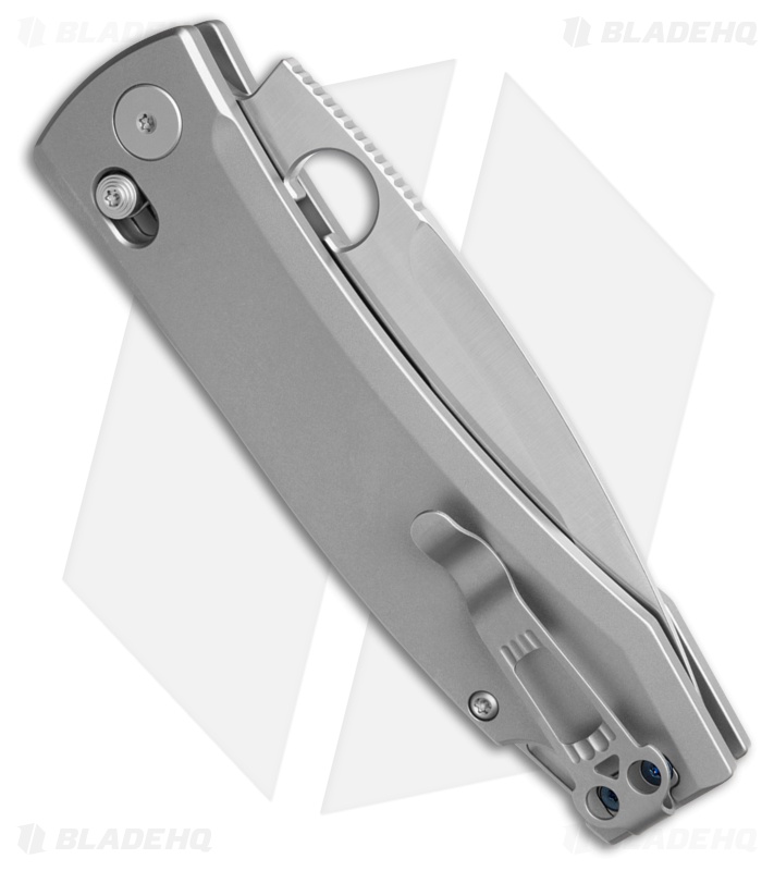 Daggerr Knives Nightmare MagnaCut Drop Point Crossbar Lock Knife Ti (4" Satin)