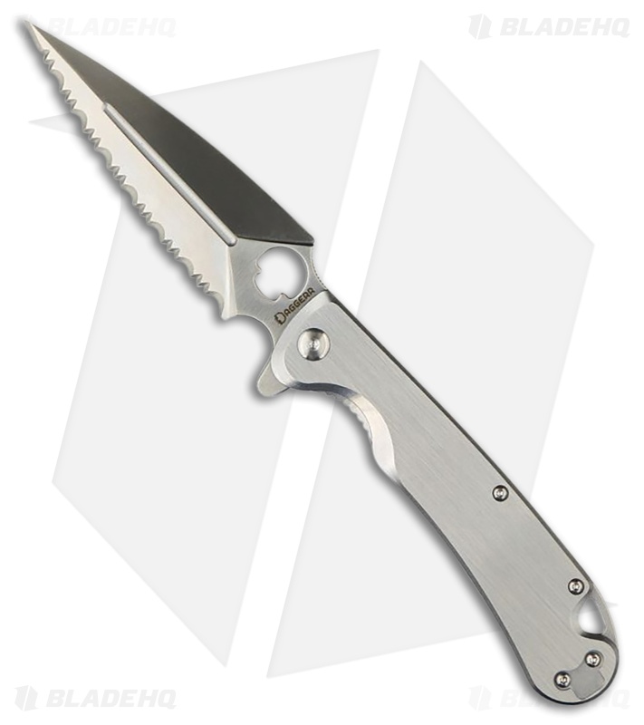 Daggerr Knives Arrow Frame Lock Knife Brushed Steel Satin FS