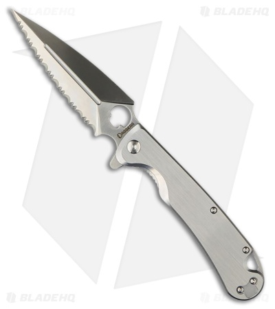 Daggerr Knives Arrow Frame Lock Knife Brushed Stainless Steel (4" Satin FS)