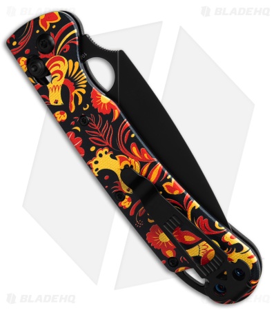 Daggerr Knives Arrow Slim Crossbar Lock Knife Black G-10 (3.9" Stonewash VG10)