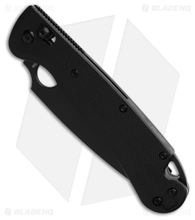 Daggerr Knives Arrow Slim Crossbar Lock Knife Black G-10 (3.9" Black VG10)