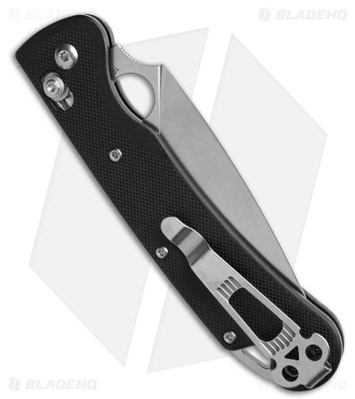 Daggerr Knives Arrow Slim Crossbar Lock Knife Black G-10 (3.9" Stonewash VG10)