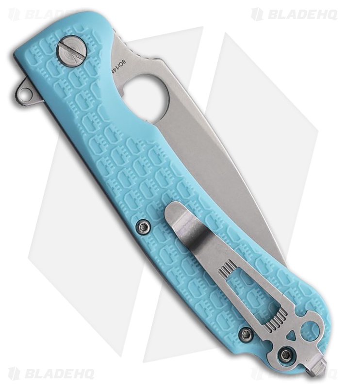 Daggerr Knives Resident Liner Lock Knife Light Blue FRN (3.5" Stonewash)