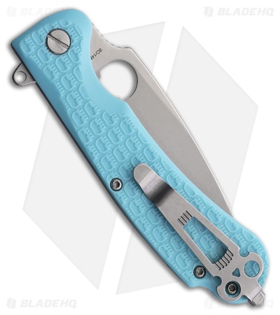 Daggerr Knives Resident Liner Lock Knife Light Blue FRN (3.5" Stonewash)