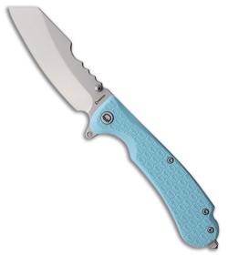 Daggerr Knives Rhino Liner Lock Knife Light Blue FRN (3.5" Stonewash)