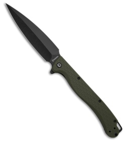 Daggerr Knives Vendetta Liner Lock Knife Olive FRN (5" Black)