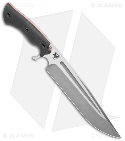 Dark Timber Knives Cave Bear Knife Black Micarta (10.3" Two-Tone)