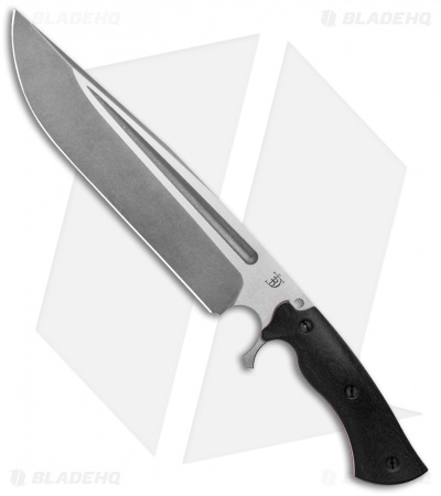 Dark Timber Knives Cave Bear Knife Black Micarta (10.3" Two-Tone)
