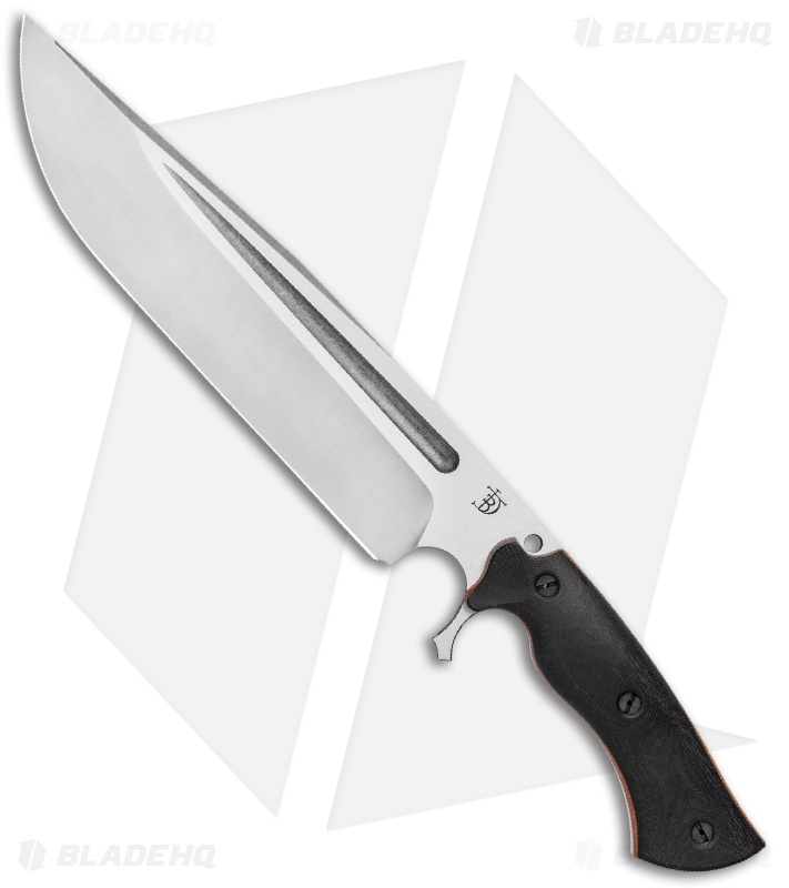 Dark Timber Knives Cave Bear Knife Black Micarta (10.3" Two-Tone)